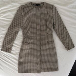 Zara Houndstooth Jacket